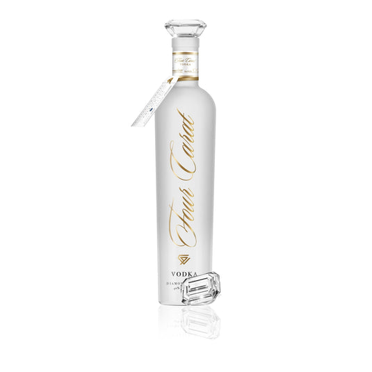 Four Carat Vodka Collectors Edition With Diamond Cut Closure (Full Set) - Main Street Liquor