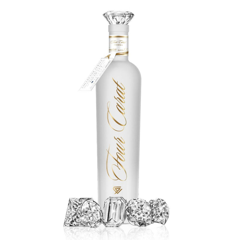 Load image into Gallery viewer, Four Carat Vodka Collectors Edition With Diamond Cut Closure (Full Set) - Main Street Liquor
