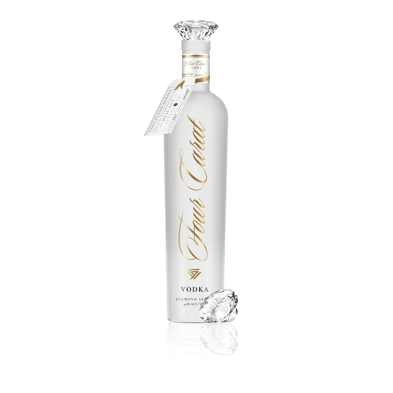 Load image into Gallery viewer, Four Carat Vodka Collectors Edition With Diamond Cut Closure (Full Set) - Main Street Liquor
