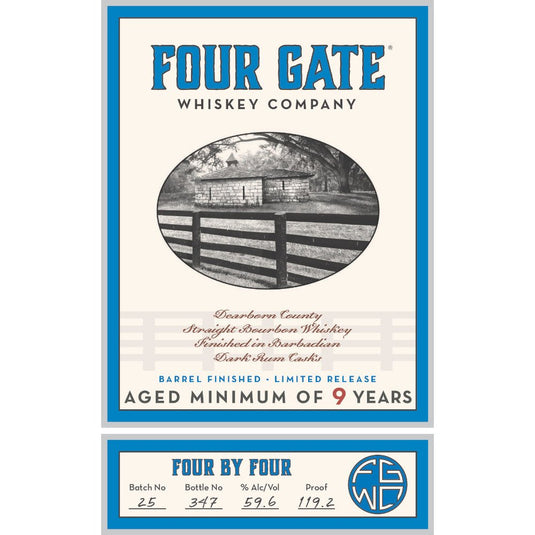 Four Gate Four By Four Bourbon - Main Street Liquor