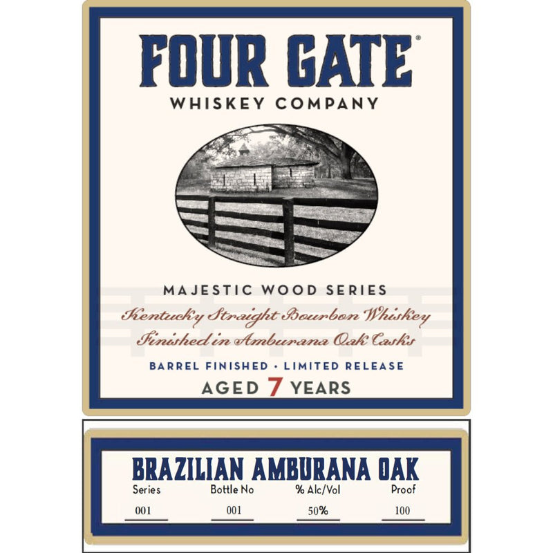 Load image into Gallery viewer, Four Gate Majestic Wood Series Amburana Oak Bourbon - Main Street Liquor
