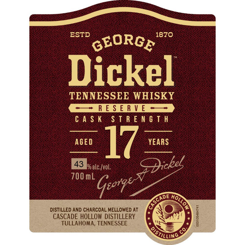 Load image into Gallery viewer, George Dickel 17 Year Old Reserve - Main Street Liquor
