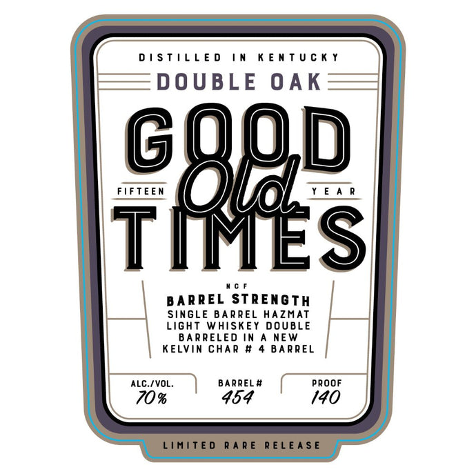 Good Old Times 15 Year Old Double Oak Hazmat Light Whiskey - Main Street Liquor