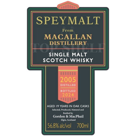 Gordon & MacPhail Speymalt 2005 Macallan Bottled 2024 - Main Street Liquor