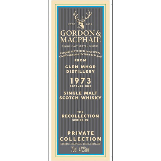 Gordon & Macphail the Recollection Series 2 49 Year Glen Mhor Distillery - Main Street Liquor