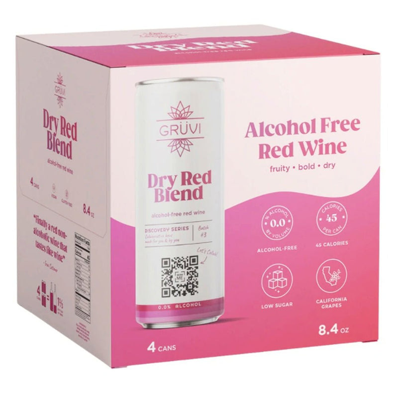 Load image into Gallery viewer, Gruvi Red Blend Non-Alcoholic 4PK - Main Street Liquor
