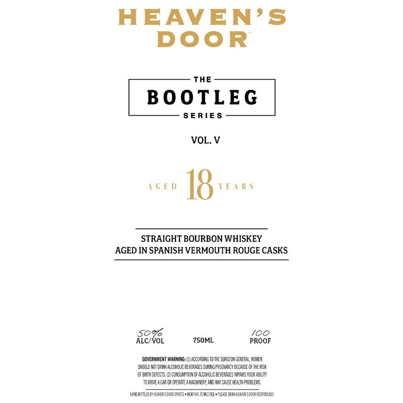 Load image into Gallery viewer, Heaven’s Door The Bootleg Series Vol. V - 18 Year Old Spanish Vermouth Rouge Cask - Main Street Liquor
