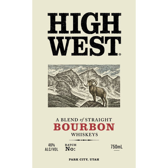 High West A Blend of Straight Bourbon Whiskeys - Main Street Liquor