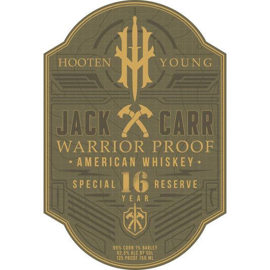 Hooten Young Jack Carr 16 Year Old Special Reserve Warrior Proof American Whiskey - Main Street Liquor