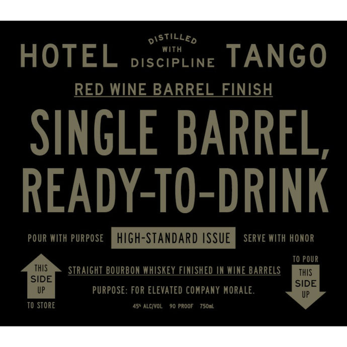 Hotel Tango Single Barrel Bourbon Finished in Wine Barrels - Main Street Liquor