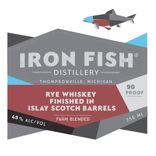 Iron Fish Rye Finished in Scotch Barrels - Main Street Liquor