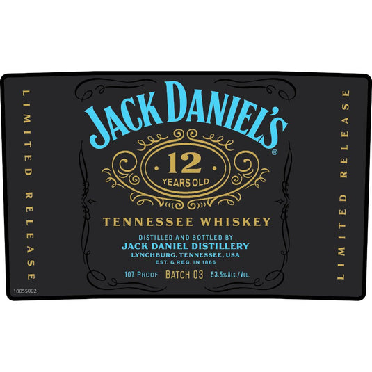 Jack Daniel's 12 Year Old Batch 03 Limited Release - Main Street Liquor