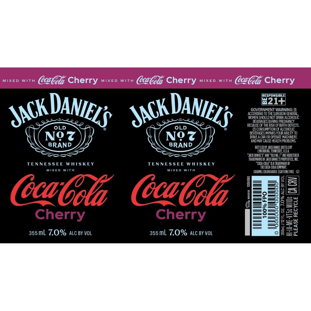 Buy Jack Daniel's Coca Cola Cherry Canned Cocktail® Online