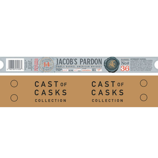 Jacob‘s Pardon Cast of Casks 14 Year Old Barrel No
