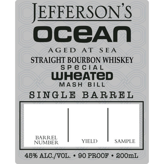 Jefferson's Ocean Special Wheated Mash Bill Single Barrel - Main Street Liquor
