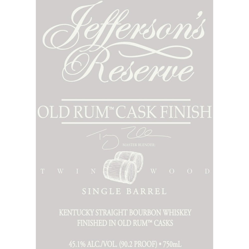 Load image into Gallery viewer, Jefferson's Reserve Old Rum Cask Finish Single Barrel - Main Street Liquor
