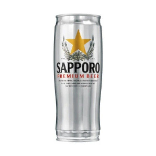 Sapporo Silver Can Beer 22oz - Case of 12