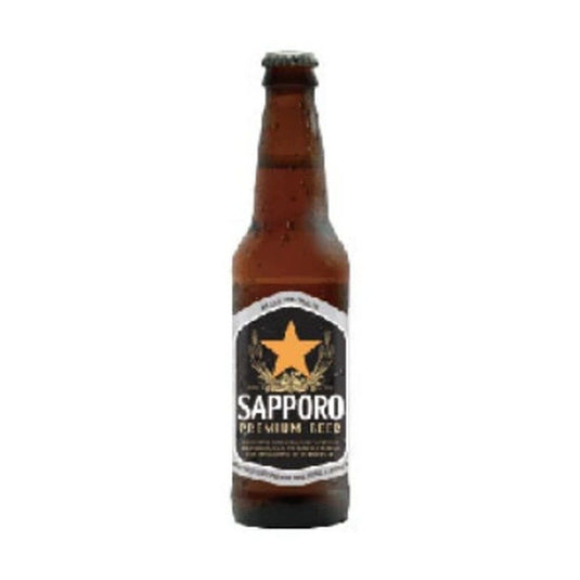 Sapporo Premium Small Btl Beer 12oz 6-Pack