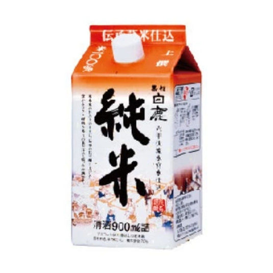 Hakushika Junmai Sake Pack Cup 900ml - Case of 6