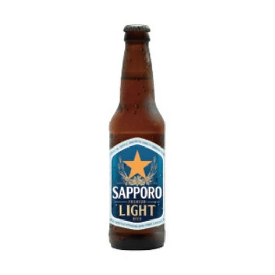 Sapporo Premium Light Btl Beer 12oz 6-Pack