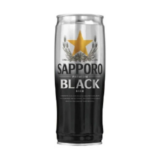 Sapporo Premium Black Can Beer 22oz - Case of 12