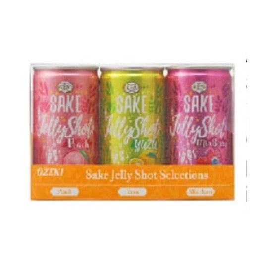 Ozeki Ikezo Sake Jelly Shot Set Sparkling 180ml