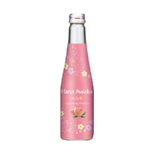 Ozeki Hana Awaka Sparkling - Peach Sake 250ml - Case of 12