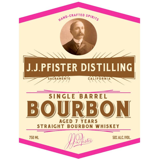 J.J. Pfister 7 Year Old Single Barrel Straight Bourbon - Main Street Liquor