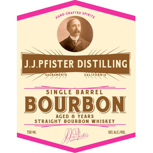 J.J. Pfister 8 Year Old Single Barrel Straight Bourbon - Main Street Liquor