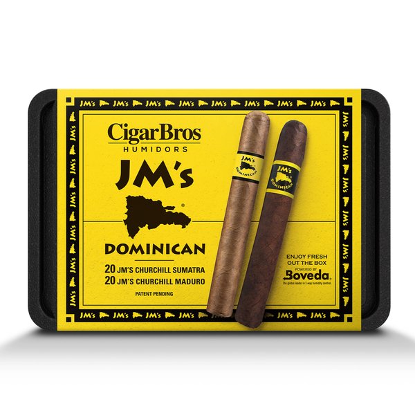 Load image into Gallery viewer, JM&#39;s 40 Premium Cigars Set + Personal Humidor by CigarBros - Main Street Liquor
