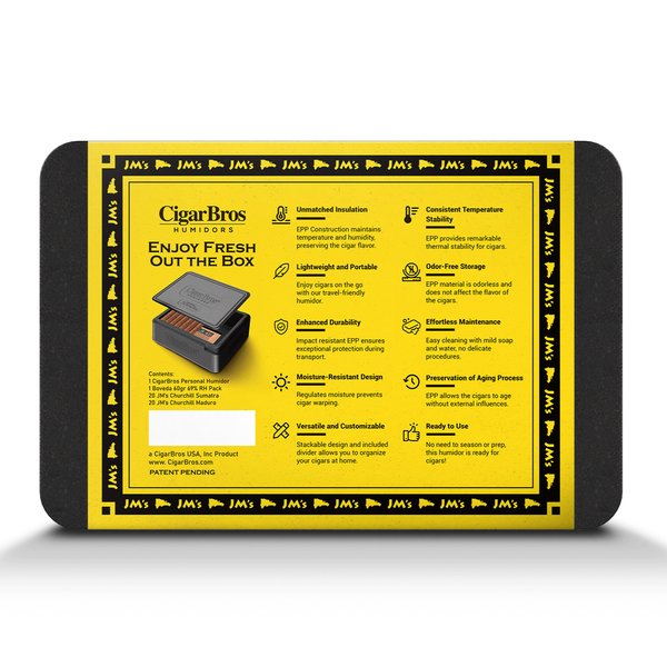 Load image into Gallery viewer, JM&#39;s 40 Premium Cigars Set + Personal Humidor by CigarBros - Main Street Liquor
