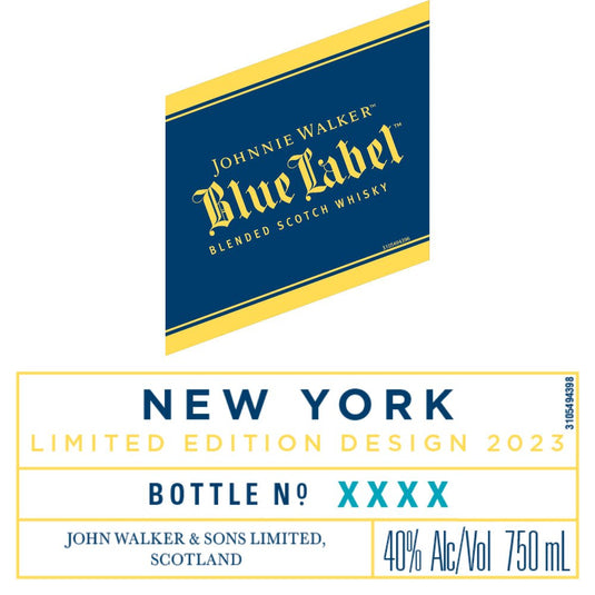 Johnnie Walker Blue Label New York Limited Edition Design 2023 - Main Street Liquor