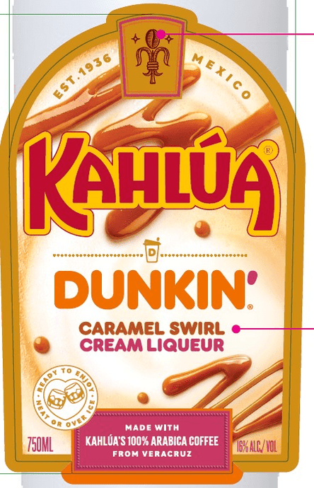 Kahlúa Dunkin’ Caramel Swirl Cream Liqueur - Main Street Liquor