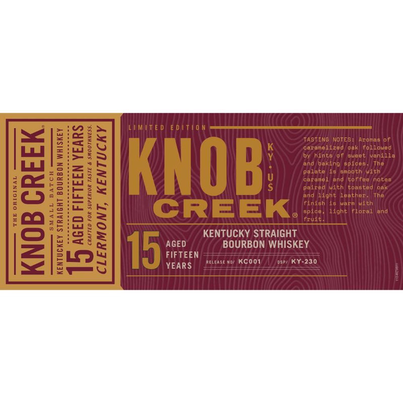Load image into Gallery viewer, Knob Creek 15 Year Old - Main Street Liquor
