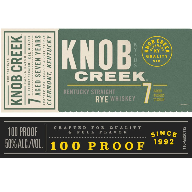 Load image into Gallery viewer, Knob Creek 7 Year Old Kentucky Straight Rye - Main Street Liquor
