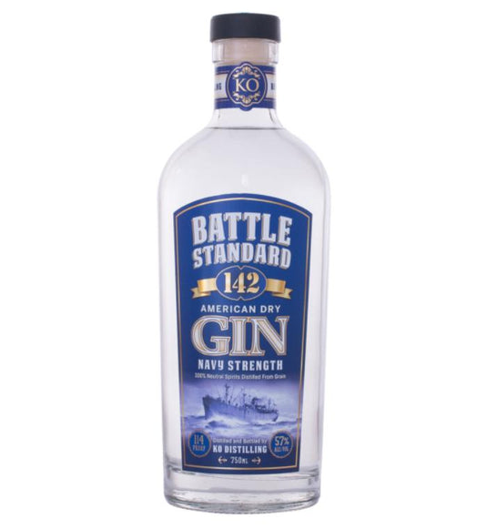 KO Distilling Battle Standard 142 Gin Navy Strength - Main Street Liquor