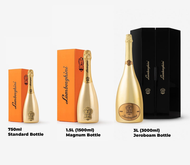 Load image into Gallery viewer, Lamborghini: Gold Jeroboam 3L Brut - Main Street Liquor
