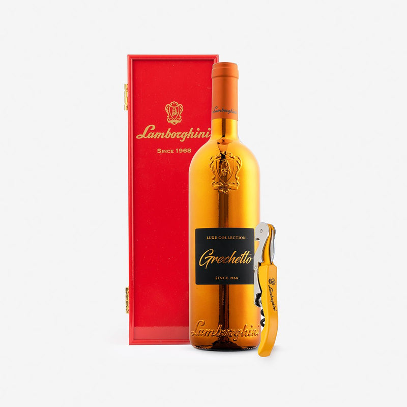 Load image into Gallery viewer, Lamborghini Luxe: Grechetto with Gift Box &amp; Corkscrew - Main Street Liquor
