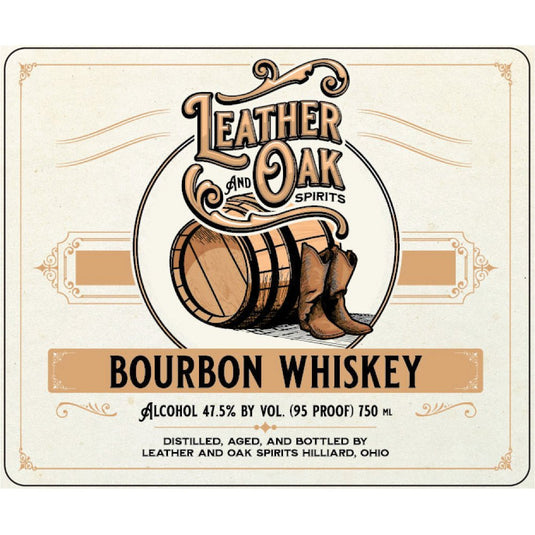 Leather and Oak Spirits Bourbon - Main Street Liquor