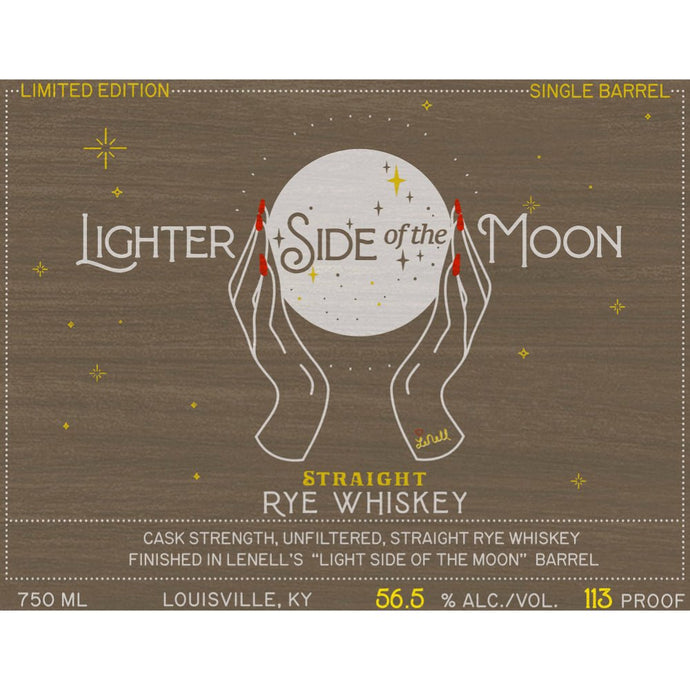 Lighter Side of the Moon Straight Rye Whiskey - Main Street Liquor