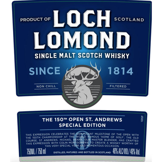 Loch Lomond The 150th Open St. Andrews Special Edition - Main Street Liquor