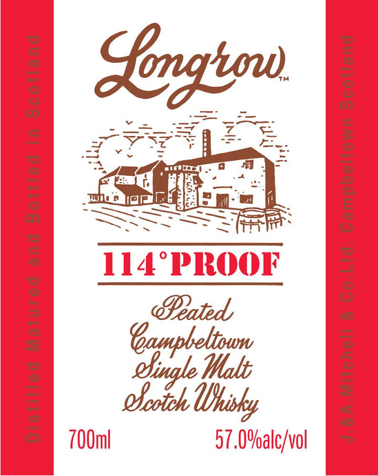 Longrow 114° Proof Peated Campbeltown Single Malt Scotch Whisky - Main Street Liquor