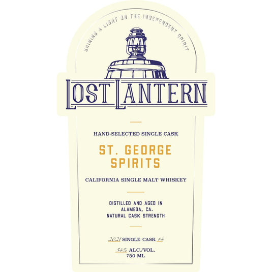 Lost Lantern St. George Spirits California Single Malt - Main Street Liquor