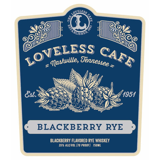 Loveless Cafe Blackberry Rye Whiskey - Main Street Liquor