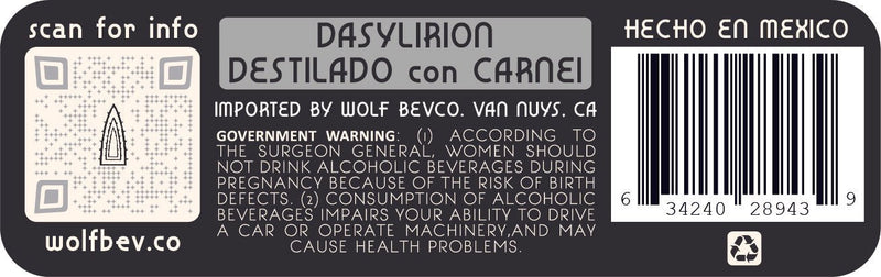 Load image into Gallery viewer, Lucero Dasylirion Destilado con Carne - Desert Spoon Distilled with Deer - Main Street Liquor

