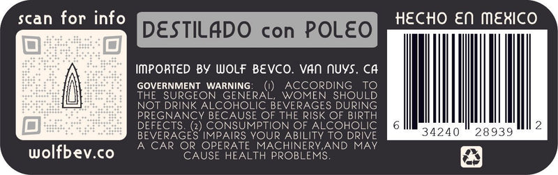 Load image into Gallery viewer, Lucero Destilado con Poleo - A. Angustifolia Distilled with Mentha Pulegium - Main Street Liquor
