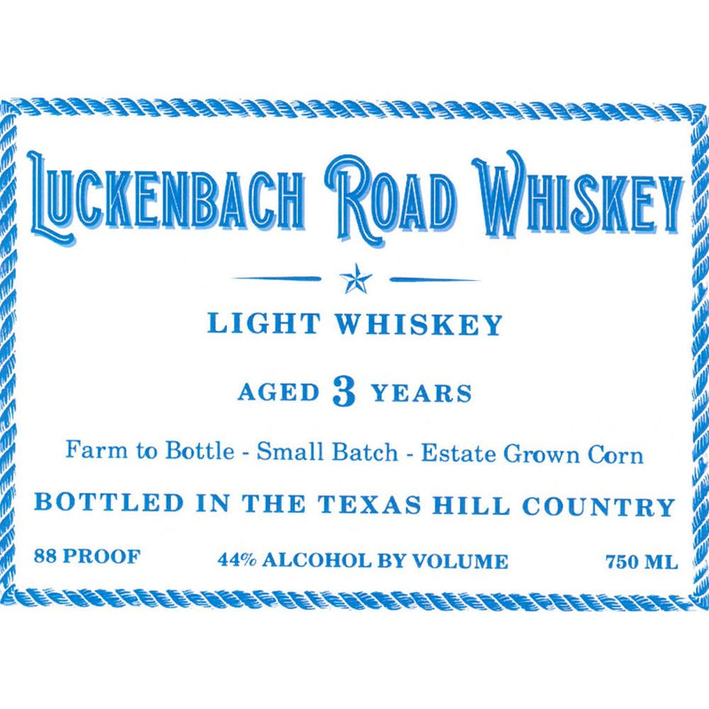 Load image into Gallery viewer, Luckenbach Road Light Whiskey - Main Street Liquor
