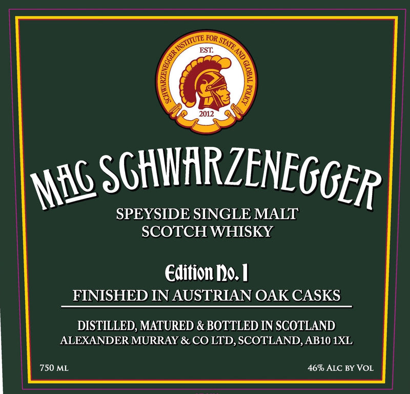 Load image into Gallery viewer, MacSchwarzenegger Single Malt Edition No. 1 Finished In Australian Oak Cask - Main Street Liquor
