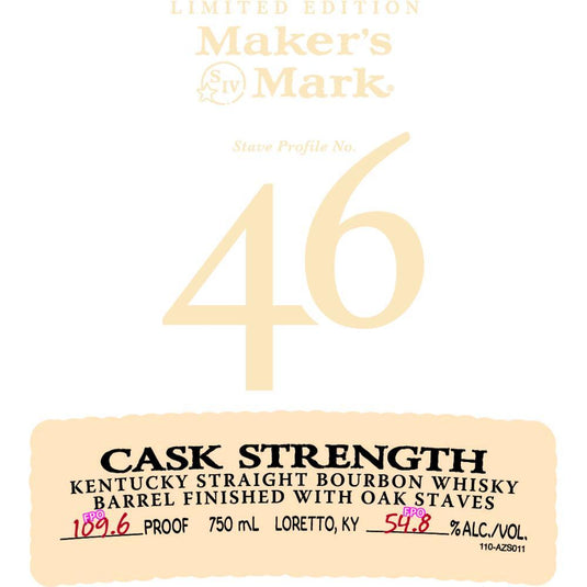 Maker's Mark 46 Cask Strength - Main Street Liquor