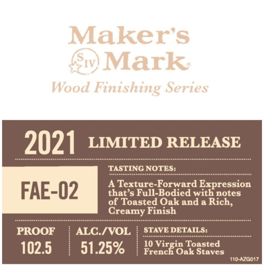 Maker’s Mark FAE-02 Wood Finishing Series 2021 - Main Street Liquor